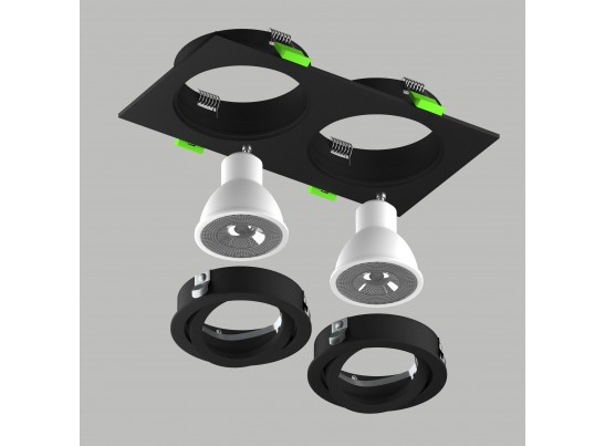 Светильник встраиваемый MR16/GU10 max 1x12Вт Singo Base Lightstar 011626 в Ростове-на-Дону