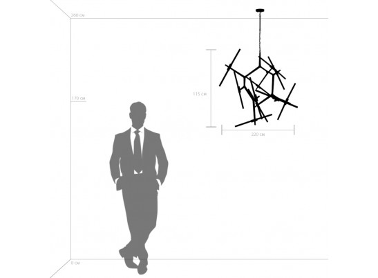 Люстра подвесная Struttura Lightstar 742207 в Ростове-на-Дону