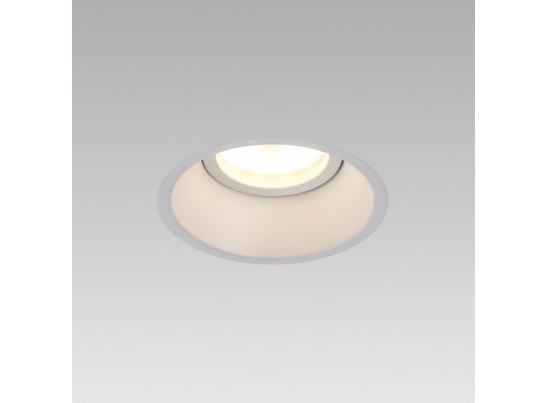 Комплект из светильника и рамки DOMINO ROUND MR16 БЕЛЫЙ в Ростове-на-Дону