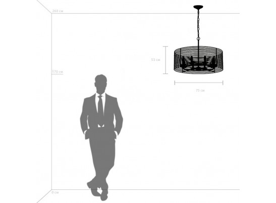 Люстра подвесная Zeta Lightstar 728083 в Ростове-на-Дону
