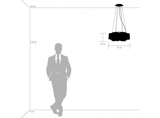 Люстра подвесная Nubi ondoso Lightstar 802161 в Ростове-на-Дону