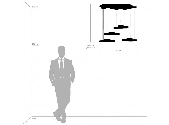Подвес Favo Lightstar 750264 в Ростове-на-Дону