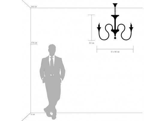 Люстра подвесная Serpente Osgona 703084 в Ростове-на-Дону