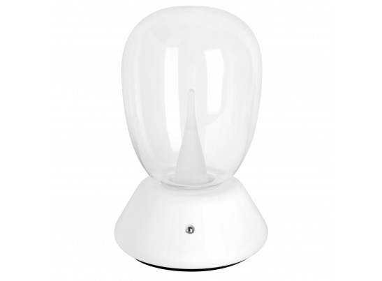 Настольная лампа диммируемая 10W 3000K прозрачный/белый Uovo III Lightstar 807906 в Ростове-на-Дону