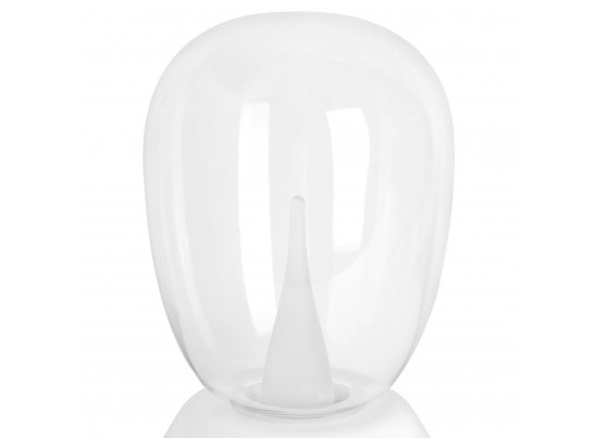 Настольная лампа диммируемая 10W 3000K прозрачный/белый Uovo III Lightstar 807906 в Ростове-на-Дону