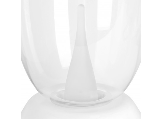 Настольная лампа диммируемая 10W 3000K прозрачный/белый Uovo III Lightstar 807906 в Ростове-на-Дону