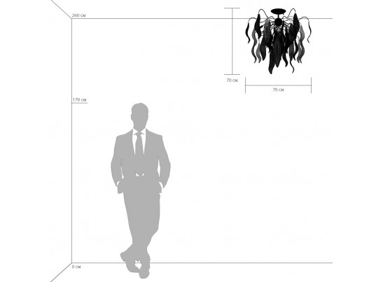 Люстра потолочная Vetro colore Lightstar 793125 в Ростове-на-Дону