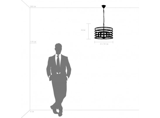 Люстра подвесная Epsilon Lightstar 735050 в Ростове-на-Дону
