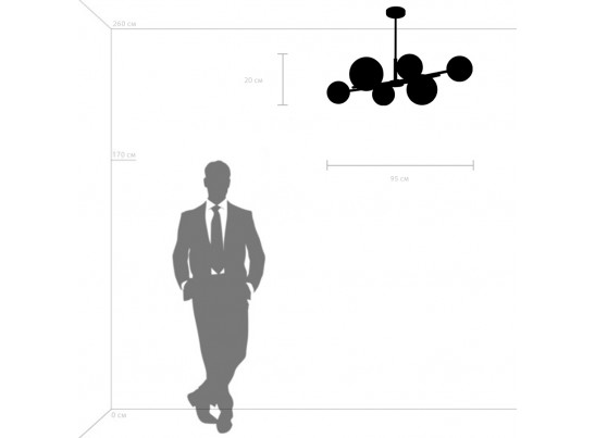 Люстра потолочная Croco Lightstar 815460 в Ростове-на-Дону