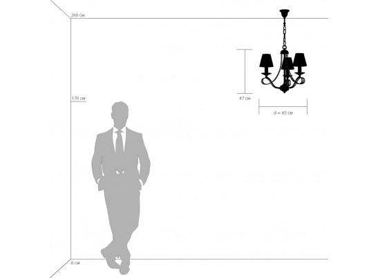Люстра подвесная Riccio Osgona 705032 в Ростове-на-Дону