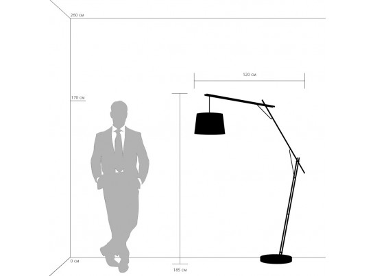 Торшер Sesso Lightstar 808717 в Ростове-на-Дону