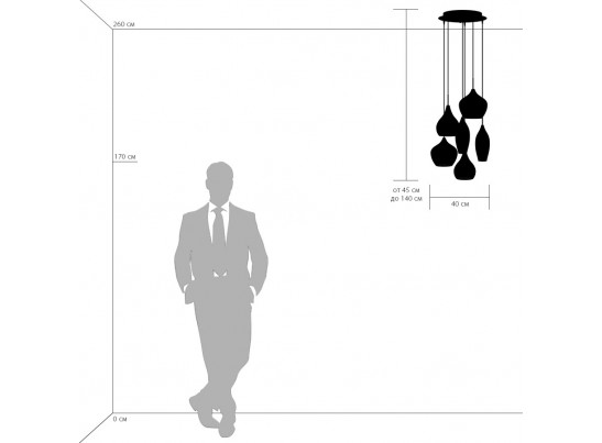 Подвес Pentola Lightstar 803068 в Ростове-на-Дону