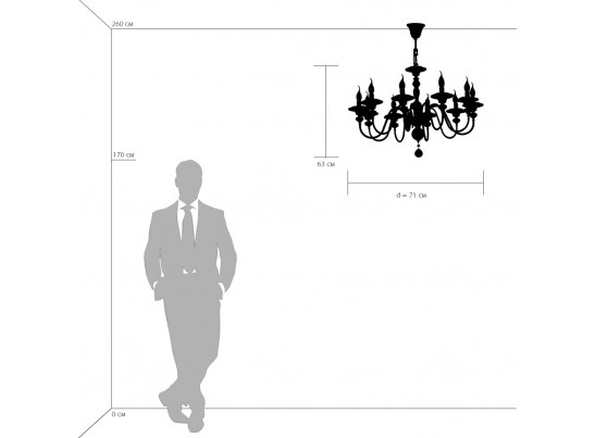 Люстра подвесная Azzurro Osgona 699104 в Ростове-на-Дону