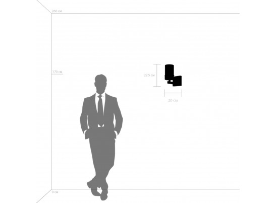 Бра Cero Lightstar 731617 в Ростове-на-Дону