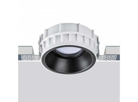 Комплект из светильника и рамки DOMINO ROUND MR16 ЧЁРНЫЙ в Ростове-на-Дону