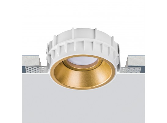 Комплект из светильника и рамки DOMINO ROUND MR16 ЗОЛОТО в Ростове-на-Дону