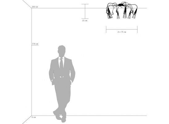 Люстра потолочная Aereo Lightstar 711067 в Ростове-на-Дону