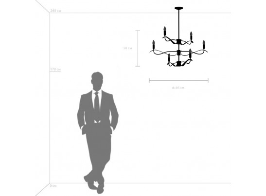 Люстра потолочная Ragno Lightstar 733267 в Ростове-на-Дону