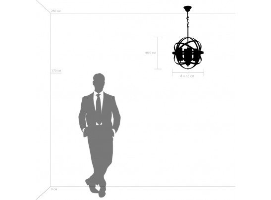 Люстра подвесная Cero Lightstar 731147 в Ростове-на-Дону