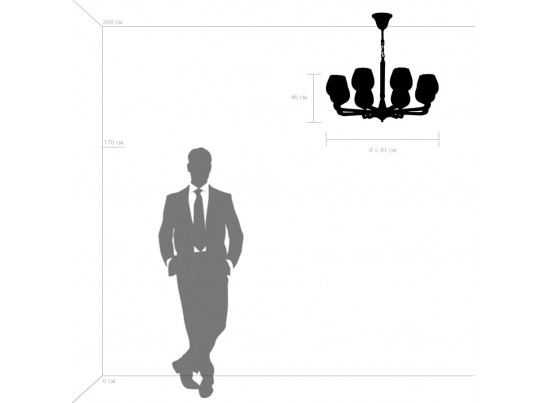 Люстра подвесная Delta Osgona 706082 в Ростове-на-Дону