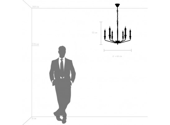 Люстра подвесная Ragno Lightstar 732167 в Ростове-на-Дону