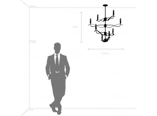 Люстра потолочная Ragno Lightstar 733283 в Ростове-на-Дону