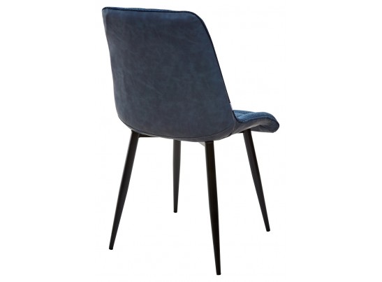 Стул CHIC TRF-06 полночный синий/ RU-03 синяя сталь/ черный каркас в Ростове-на-Дону
