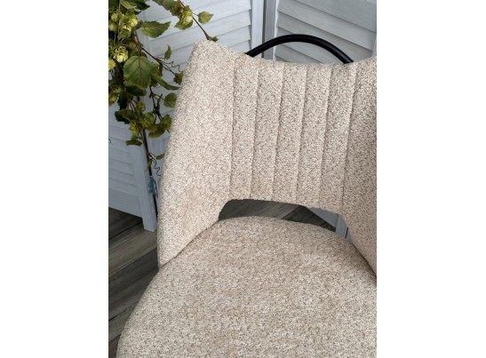 Стул JANETY UF998-04 бежевый, букле / черный каркас/ Товарный знак DISAUR в Ростове-на-Дону