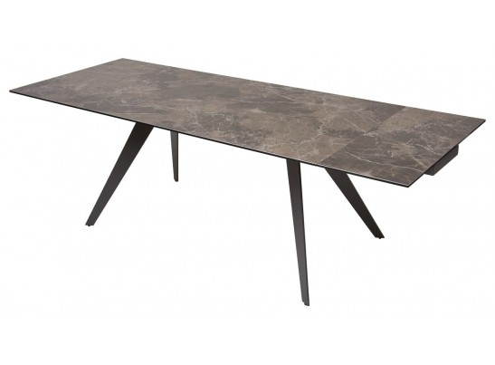 Стол ACERRA 160 KL-19 СЕРО-КОРИЧНЕВЫЙ КАМЕНЬ, итальянская керамика / Grey 1 в Ростове-на-Дону