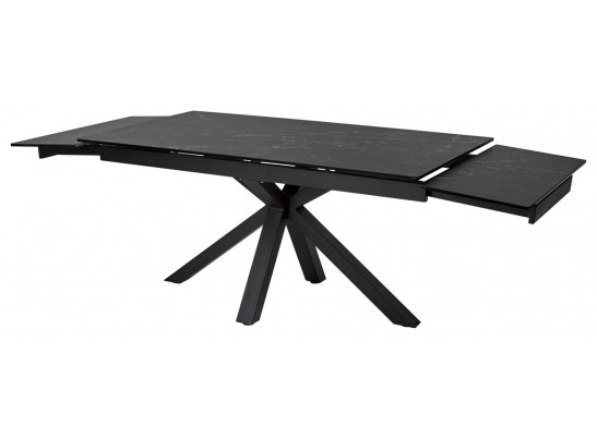 Стол ALTO 160 NERO KL-116 Черный мрамор матовый, итальянская керамика/ черный каркас в Ростове-на-Дону Стол ALTO 160 NERO KL-116 Черный мрамор матовый, итальянская керамика/ черный каркас в Ростове-на-Дону