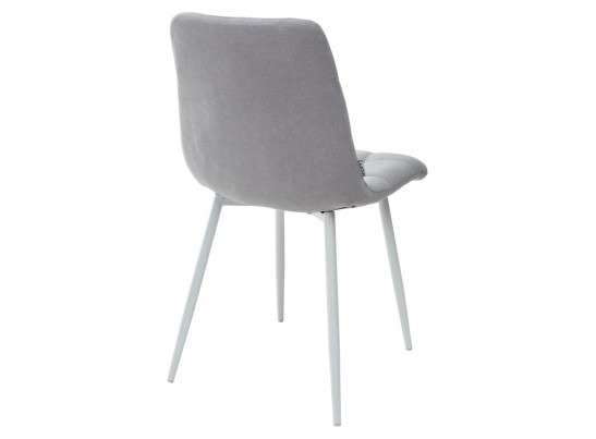 Стул CHILLI UF860-02B серо-голубой, ткань/ белый каркас в Ростове-на-Дону