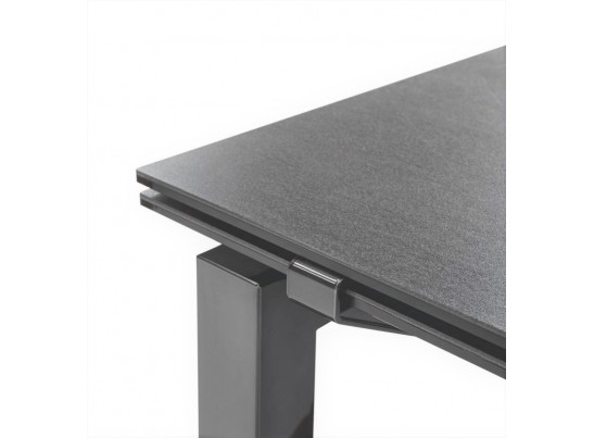 Стол GATE CB/4088-MV 180, MT.P15 BLACK/MT.P15 BLACK FRAME/ CER.P321 LEAD GREY в Ростове-на-Дону Стол GATE CB/4088-MV 180, MT.P15 BLACK/MT.P15 BLACK FRAME/ CER.P321 LEAD GREY в Ростове-на-Дону