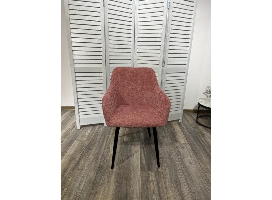 Стул BRANDY WZ2042-11 брусничный фактурный велюр/ черный каркас в Ростове-на-Дону