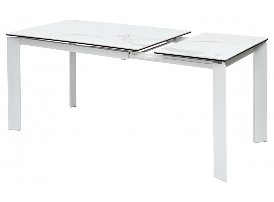 Стол CORNER 120 MATTE STATUARIO Белый мрамор матовый керамика, стекло/ белый каркас, ®DISAUR в Ростове-на-Дону Стол CORNER 120 MATTE STATUARIO Белый мрамор матовый керамика, стекло/ белый каркас, ®DISAUR в Ростове-на-Дону
