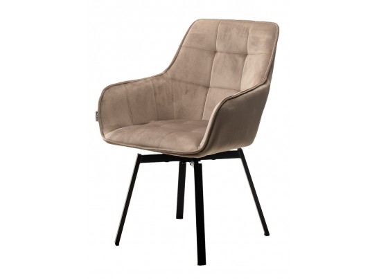 Стул MAVERICK 360 град. поворот. BLUVEL-40 BEIGE/ черный каркас, в Ростове-на-Дону