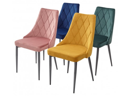 Стул NEPAL BLUVEL-78 GREEN/ серый каркас, велюр M-City в Ростове-на-Дону