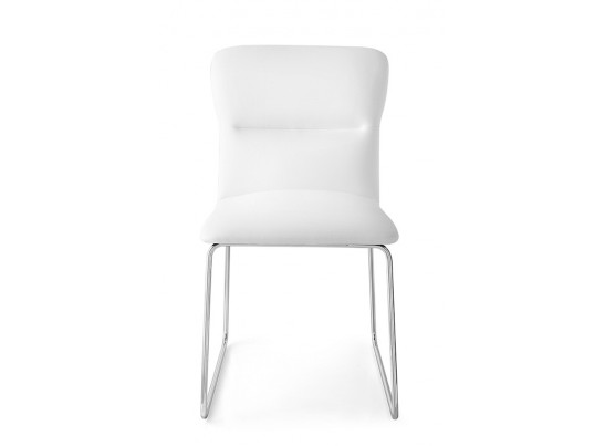 Стул FRIDA CB/1806-SK MT.P77 CHROMED/ SKUBA S92 OPTIC WHITE в Ростове-на-Дону