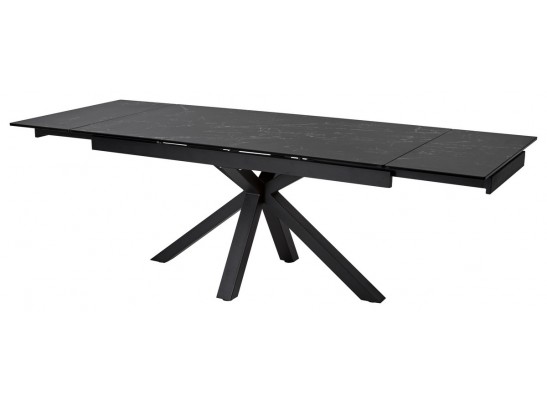 Стол ALTO 160 NERO KL-116 Черный мрамор матовый, итальянская керамика/ черный каркас в Ростове-на-Дону Стол ALTO 160 NERO KL-116 Черный мрамор матовый, итальянская керамика/ черный каркас в Ростове-на-Дону