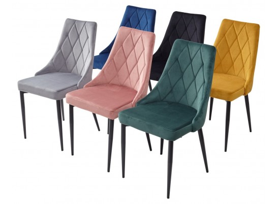 Стул NEPAL BLUVEL-78 GREEN/ серый каркас, велюр M-City в Ростове-на-Дону