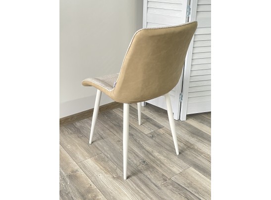 Стул CHIC TRF-11 светло-бежевый/ RU-16 бежевый винтаж/ белый каркас в Ростове-на-Дону