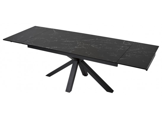 Стол ALTO 160 NERO KL-116 Черный мрамор матовый, итальянская керамика/ черный каркас в Ростове-на-Дону Стол ALTO 160 NERO KL-116 Черный мрамор матовый, итальянская керамика/ черный каркас в Ростове-на-Дону