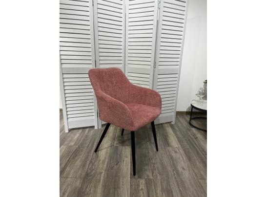 Стул BRANDY WZ2042-11 брусничный фактурный велюр/ черный каркас в Ростове-на-Дону