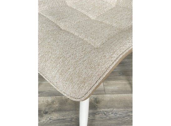 Стул CHIC TRF-11 светло-бежевый/ RU-16 бежевый винтаж/ белый каркас в Ростове-на-Дону