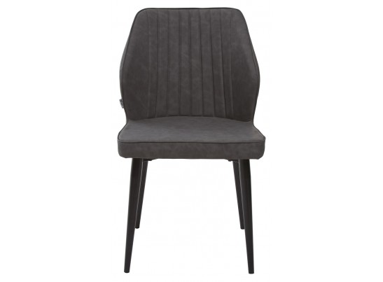 Стул SEATTLE RU-08 антрацит экокожа / черный каркас в Ростове-на-Дону