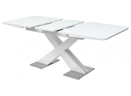 Стол CONTI 140 WHITE GLASS белый глянец в Ростове-на-Дону