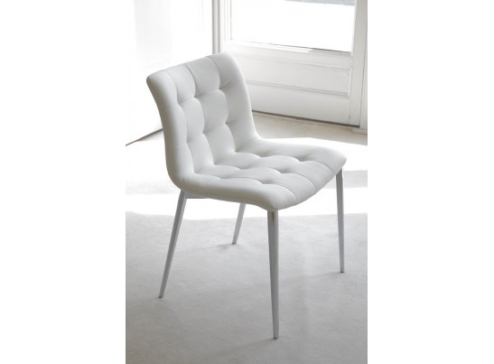 Стул KUGA 40.37 (ELM L008 WOODS/ TR505 белый , экокожа) в Ростове-на-Дону