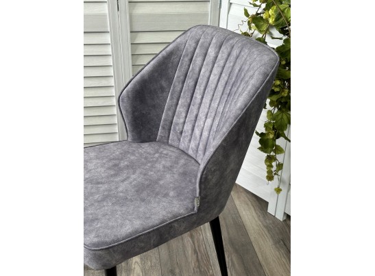 Стул SEATTLE-V Kashemir 974 Серо-голубой, велюр / черный каркас в Ростове-на-Дону