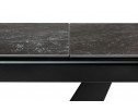 Стол ACUTO2 170 BLACK MARBLE Черный мрамор матовый, керамика/ черный каркас NEW! в Ростове-на-Дону