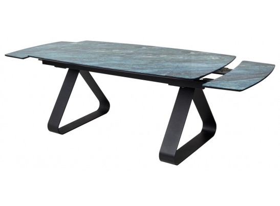 Стол Вильям 180 Аквамарин / графитовый каркас, в Ростове-на-Дону