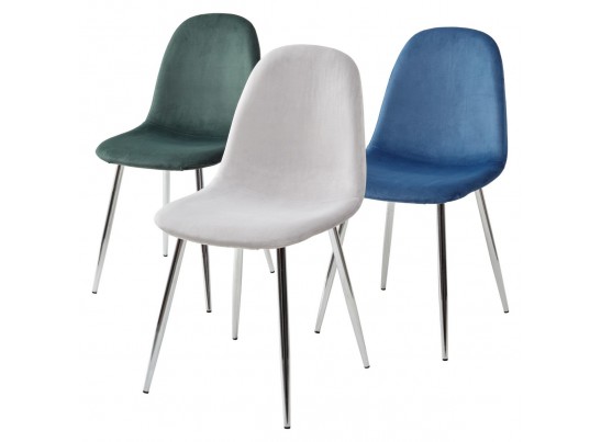 Стул PESCARA UF910-02 LIGHT GREY, велюр в Ростове-на-Дону